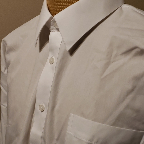tall white dress shirt